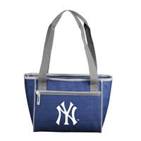 New York Yankees Crosshatch 16 Can Cooler Tote