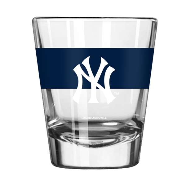 New York Yankees 2oz Colorblock Shot Glass