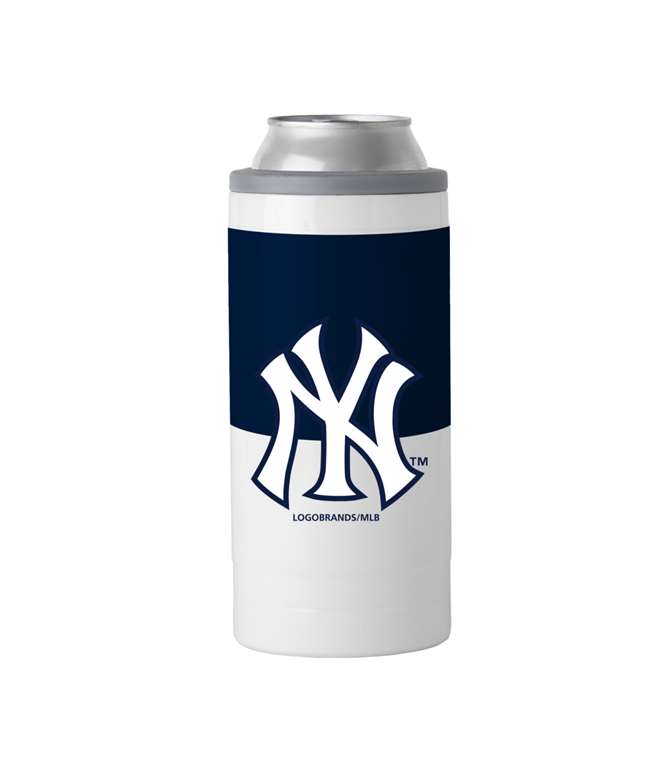 New York Yankees Colorblock Slim Can Coolie Coozie