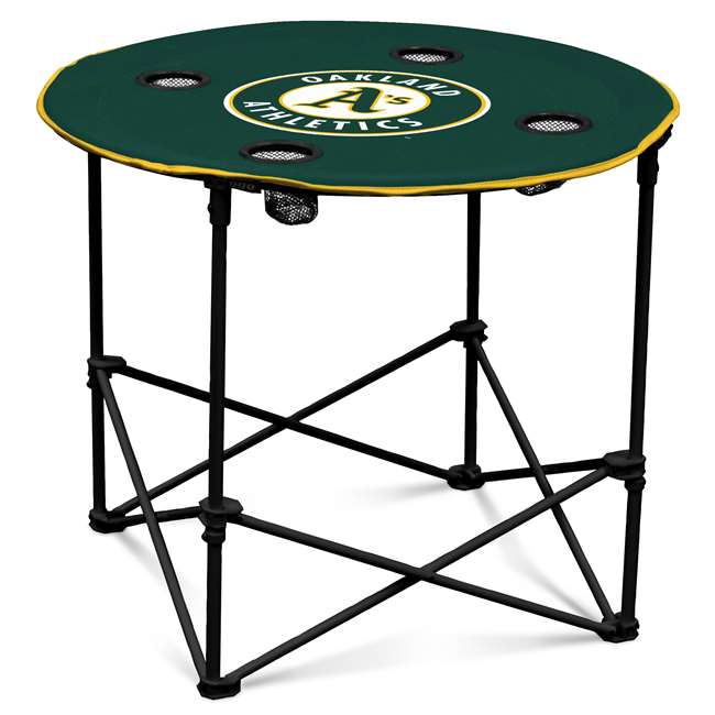 Oakland Athletics Round Folding Table