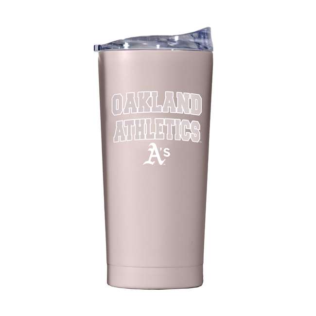 Oakland Athletics 20oz Stencil Powder Coat Tumbler