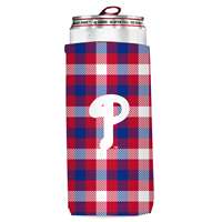 Philadelphia Phillies 12oz Slim Can Coozie (6 Pack)