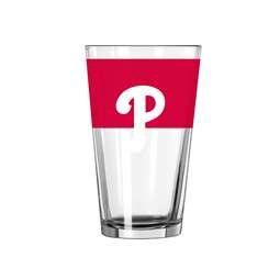 Philadelphia Phillies 16oz Colorblock Pint Glass (2 Pack)