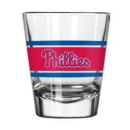 Philadelphia Phillies 2oz Stripe Shot Glass (2 Pack)