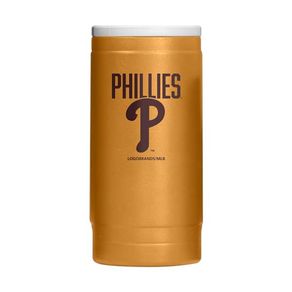 Philadelphia Phillies Huddle Powder Coat Slim Can Coolie