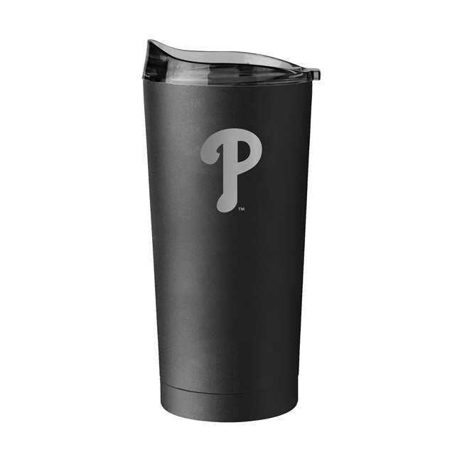 Philadelphia Phillies 20oz Etch Black Powder Coat Tumbler