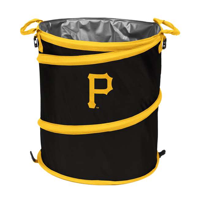 Pittsburgh Pirates 3-in-1 Collapsible Trash Can - Cooler - Hamper
