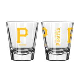 Pittsburgh Pirates 2oz Gameday Shot Glass (2 Pack)