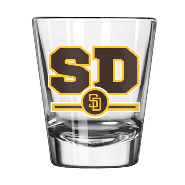 San Diego Padres 2oz Lettermand Shot Glass (2 Pack)