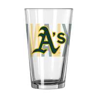 Oakland Athletics 16oz Overtime Pint Glass