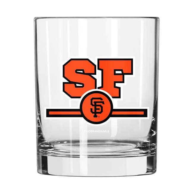 San Francisco Giants 14oz Letterman Rock Glass (2 Pack)