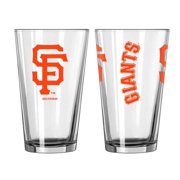 San Francisco Giants 16oz Gameday Pint Glass (2 Pack)