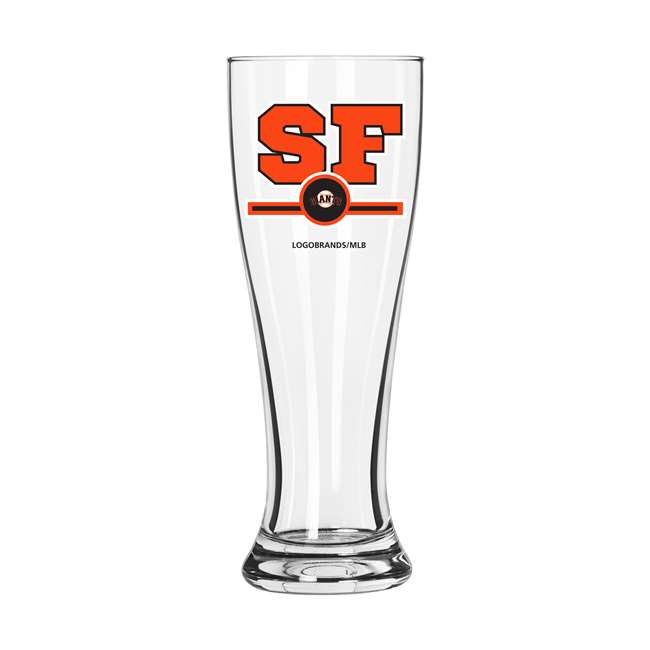 San Francisco Giants 16oz Lettermand Pilsner Glass (2 Pack)