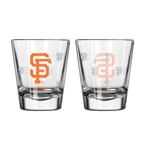 San Francisco Giants 2oz Satin Etch Shot Glass