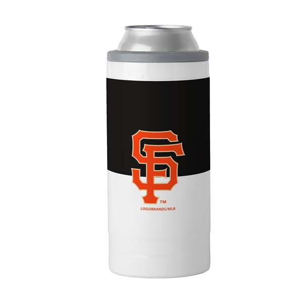 San Francisco Giants Colorblock 12oz Slim Can Coolie Coozie