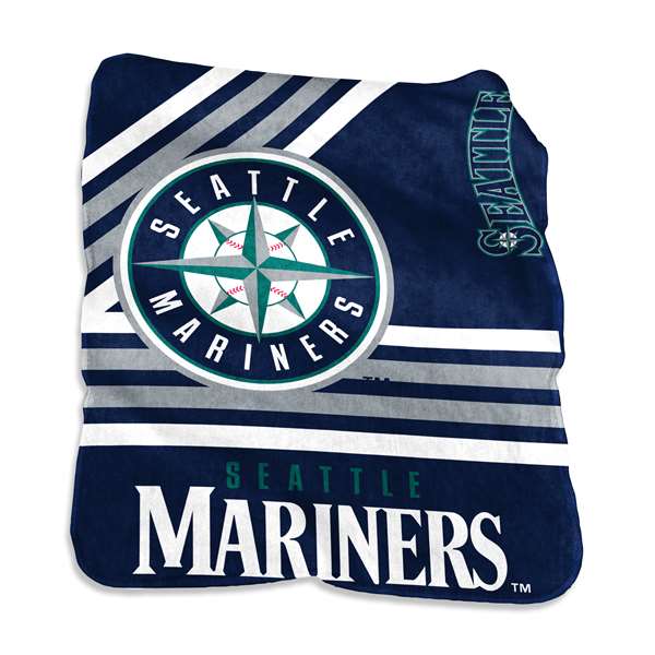 Seattle Mariners Raschel Throw Blanket - 50 X 60 inches