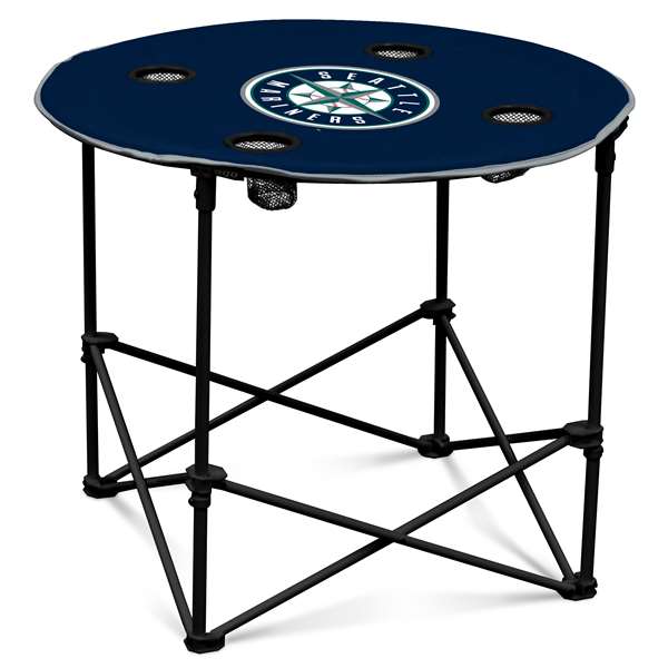 Seattle Mariners Round Folding Table