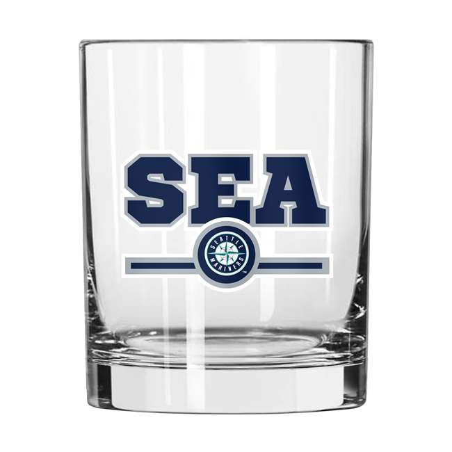 Seattle Mariners 14oz Letterman Rock Glass (2 Pack)