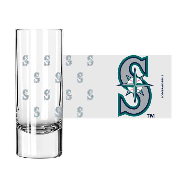 Seattle Mariners 2.5oz Shooter Glass (2 Pack)