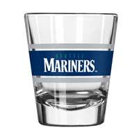 Seattle Mariners 2oz Stripe Shot Glass (2 Pack)