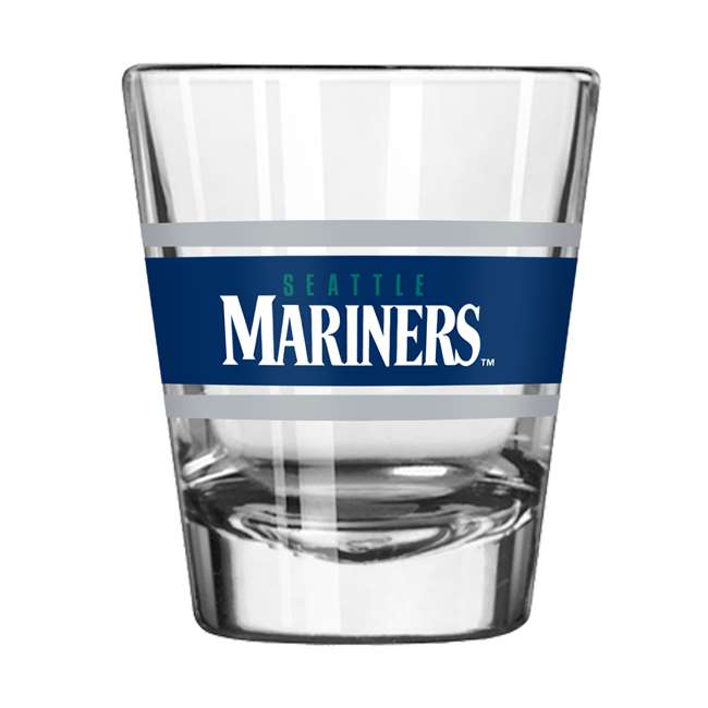 Seattle Mariners 2oz Stripe Shot Glass (2 Pack)