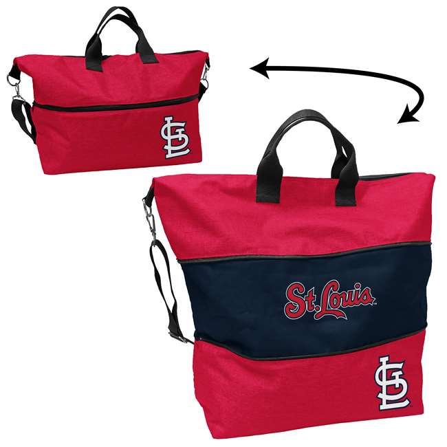 St. Louis Cardinals Crosshatch Expandable Tote Bag