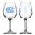 North Carolina 12oz Gameday Stemmed Wine Glass