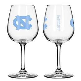 North Carolina 12oz Gameday Stemmed Wine Glass