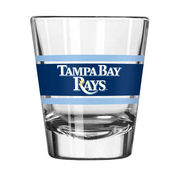 Tampa Bay Rays 2oz Stripe Shot Glass (2 Pack)