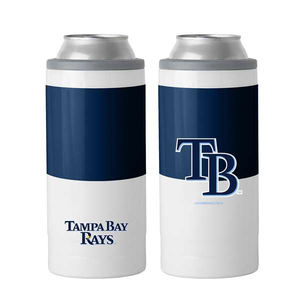 Tampa Bay RaysColorblock 12oz Slim Can Stainless Steel Coozie