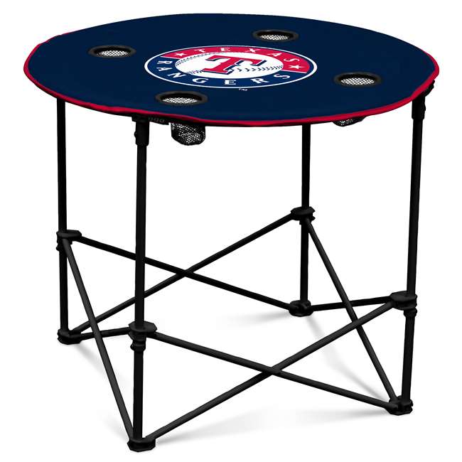 Texas Rangers Round Folding Table