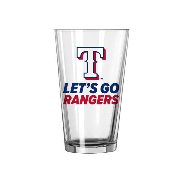 Texas Rangers 16oz Slogan Pint Glass