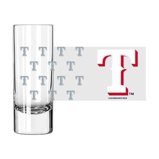 Texas Rangers 2.5oz Shooter Glass (2 Pack)