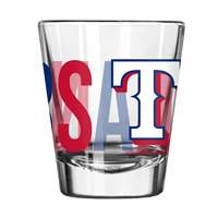 Texas Rangers 2oz Overtime Shot Glass (2 Pack)