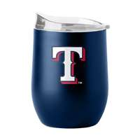 Texas Rangers 16oz Flipside Powder Coat Curved Beverage