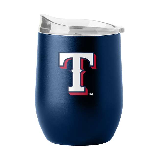 Texas Rangers 16oz Flipside Powder Coat Curved Beverage