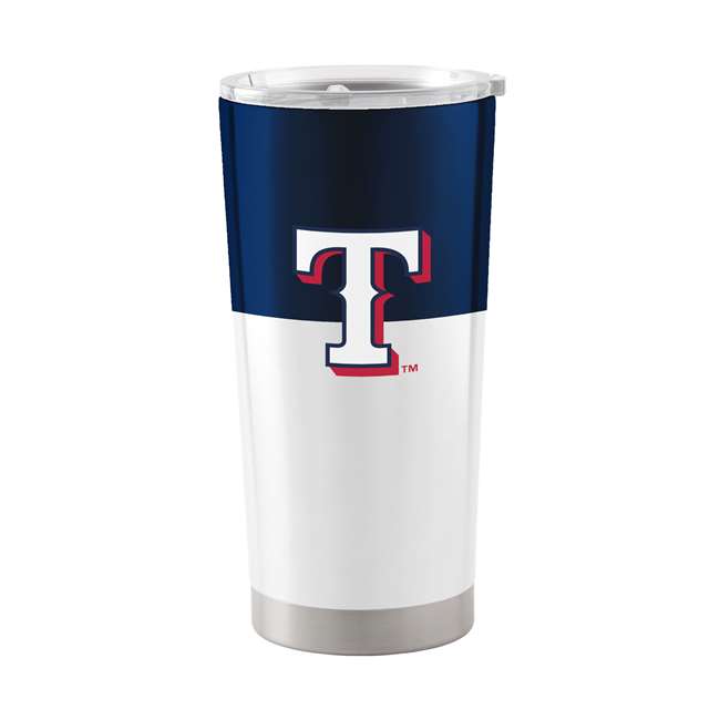 Texas Rangers 20oz Colorblock Stainless Tumbler