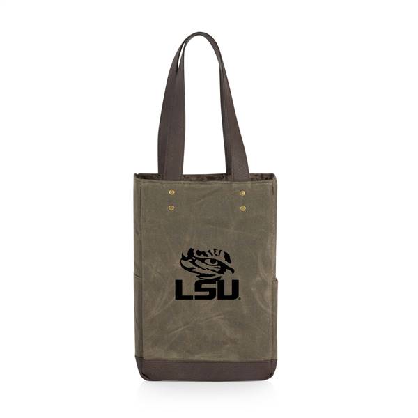 LSU Tigers 2 Bottle Insulated Wine Cooler Bag