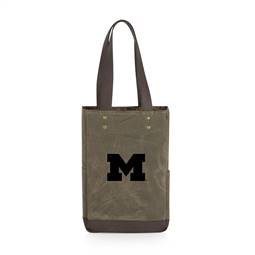 Michigan Wolverines 2 Bottle Insulated Wine Cooler Bag