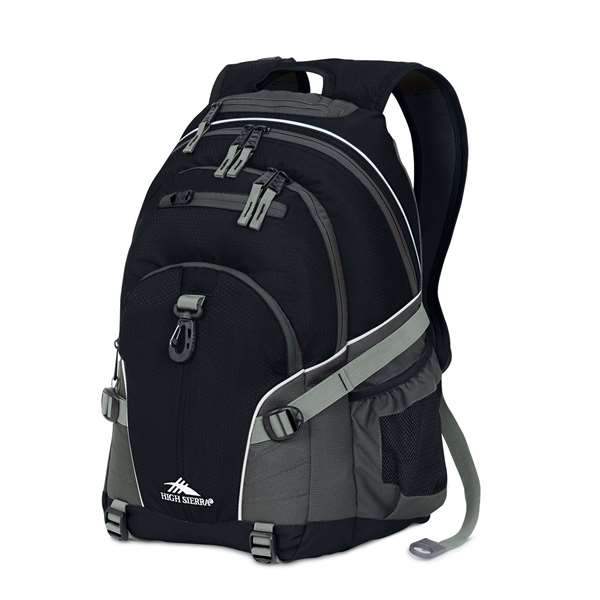 High Sierra Backpack Loop Black/Charcoal/Ash