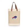 Buffalo Bills Jute 2 Bottle Insulated Wine Bag  