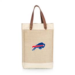 Buffalo Bills Jute 2 Bottle Insulated Wine Bag  