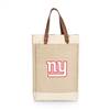 New York Giants Jute 2 Bottle Insulated Wine Bag  