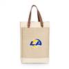 Los Angeles Rams Jute 2 Bottle Insulated Wine Bag  