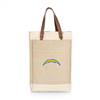 Los Angeles Chargers Jute 2 Bottle Insulated Wine Bag  