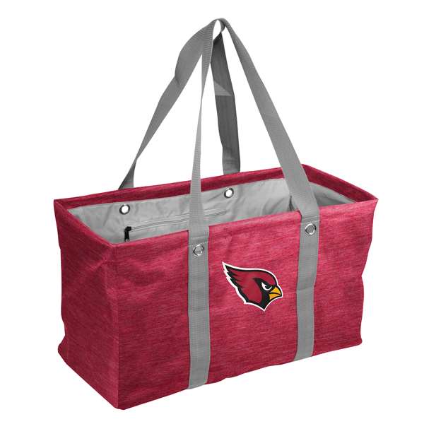 Arizona Cardinals Crosshatch Picnic Tailgate Caddy Tote Bag