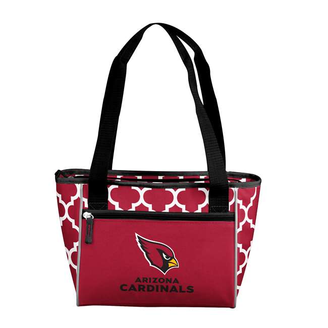 Arizona Cardinals Quatrefoil 16 Can Cooler Tote