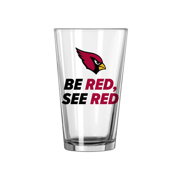 Arizona Cardinals 16oz Slogan Pint Glass