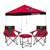 Atlanta Falcons Canopy Tailgate Bundle - Set Includes 9X9 Canopy, 2 Chairs and 1 Side Table