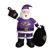 Baltimore Ravens Inflatable Santa 7 Ft Tall  90